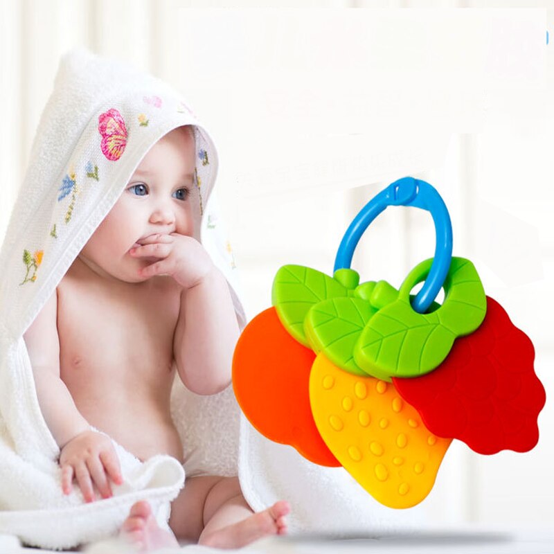 Fruit Cartoon Baby Silicone Gum Voor Kinderen Meer dan 3 Maanden Baby Dental Lijm Kinderen Molars: Default Title
