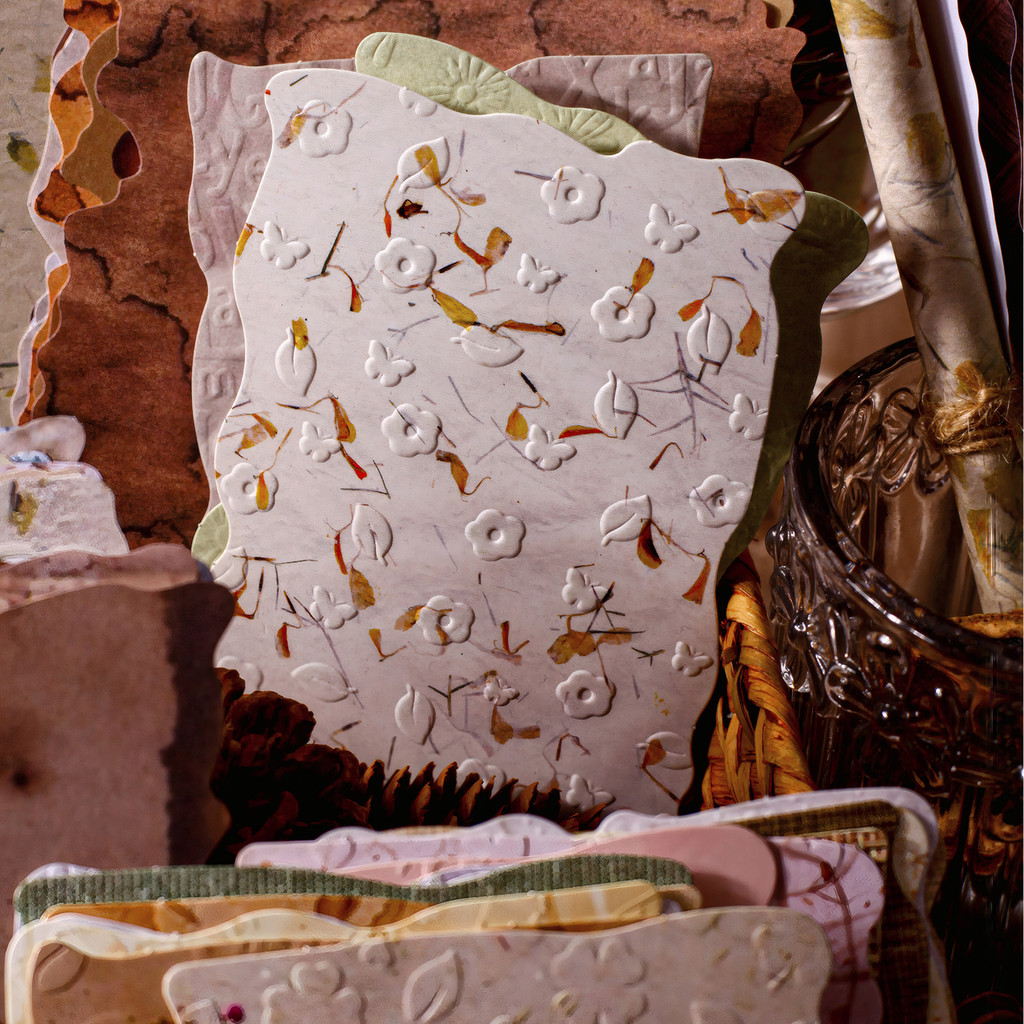 24 hojas de papel para álbum de recortes, adorno, Collage, papel hecho a mano para diario basura, suministros para hacer tarjetas, papel estético para manualidades DIY