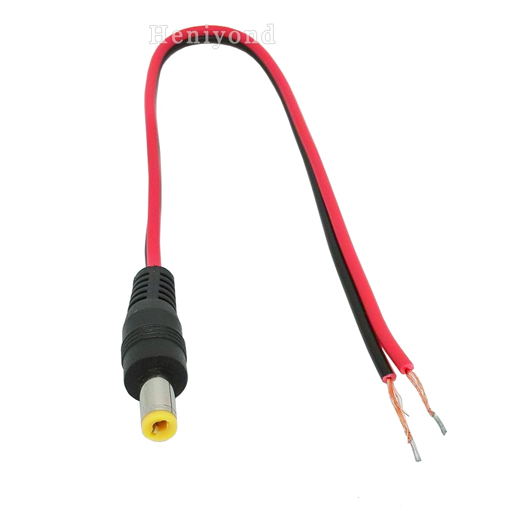 Paquete De 12 Cables De Alimentación De CC De 12 V Con Conectores Macho De 0083in X 0217in Adaptador De Coleta De Cc Para Camaras De Seguridad Cctv - Foto 11