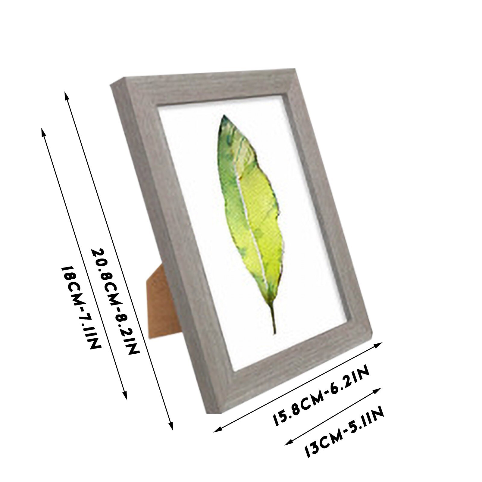 Marco de madera para fotos de 5x7 pulgadas, 5x7