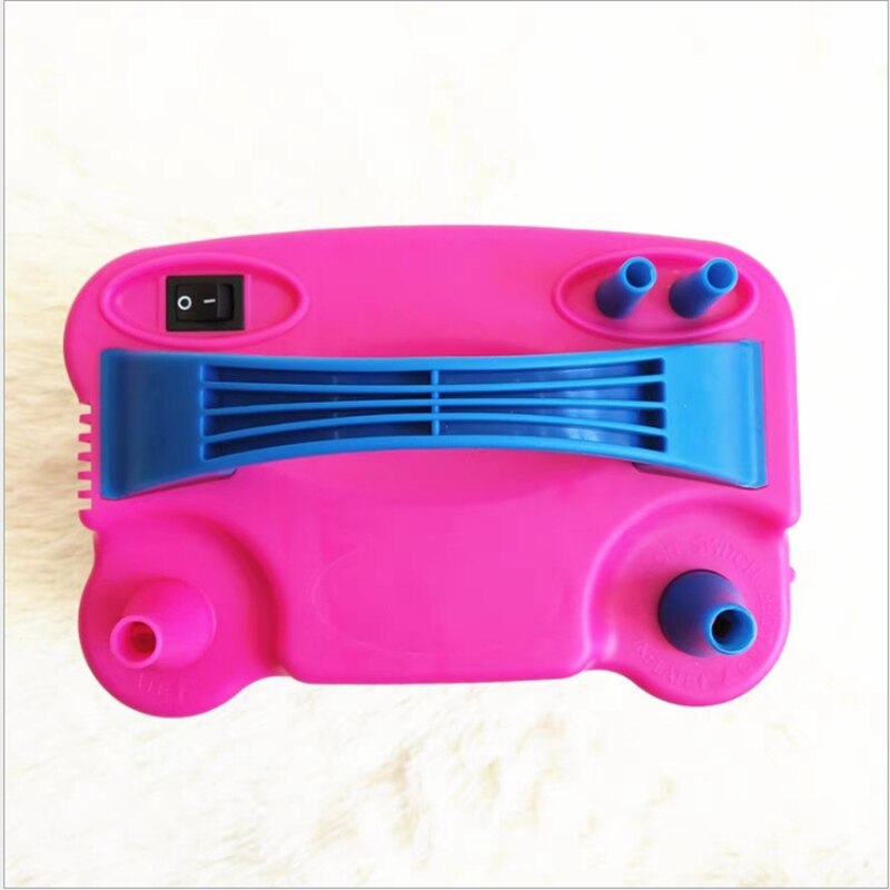 1PC 220V High Power Two Nozzle AC Inflatable Electric Balloon Pump Air Balloon Pump Air Blower Balloon Inflator Pump Portable
