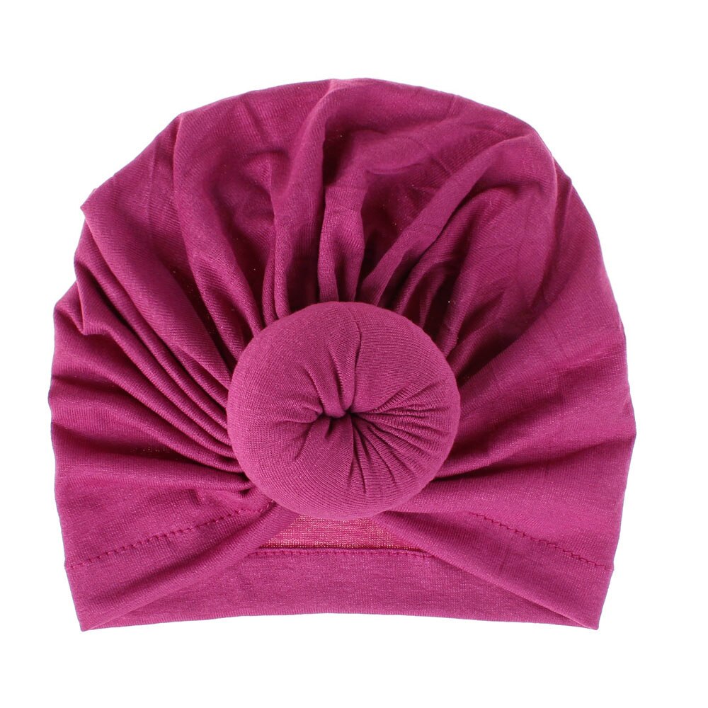 18 kleuren babyhoedjes voor meisjes, strikjes, tulbandhoedjes, babyfotografie-accessoires, katoenen kindermutsjes, babymutsjes en kinderhoedjes.: I
