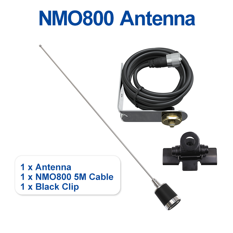 Mobile Radio Antenna NMO800 Dual-Band NMO Connector for TYT TH-9800 Baojie D300 Car radios 20.1inch High Gain Long Range Antenna: Orange