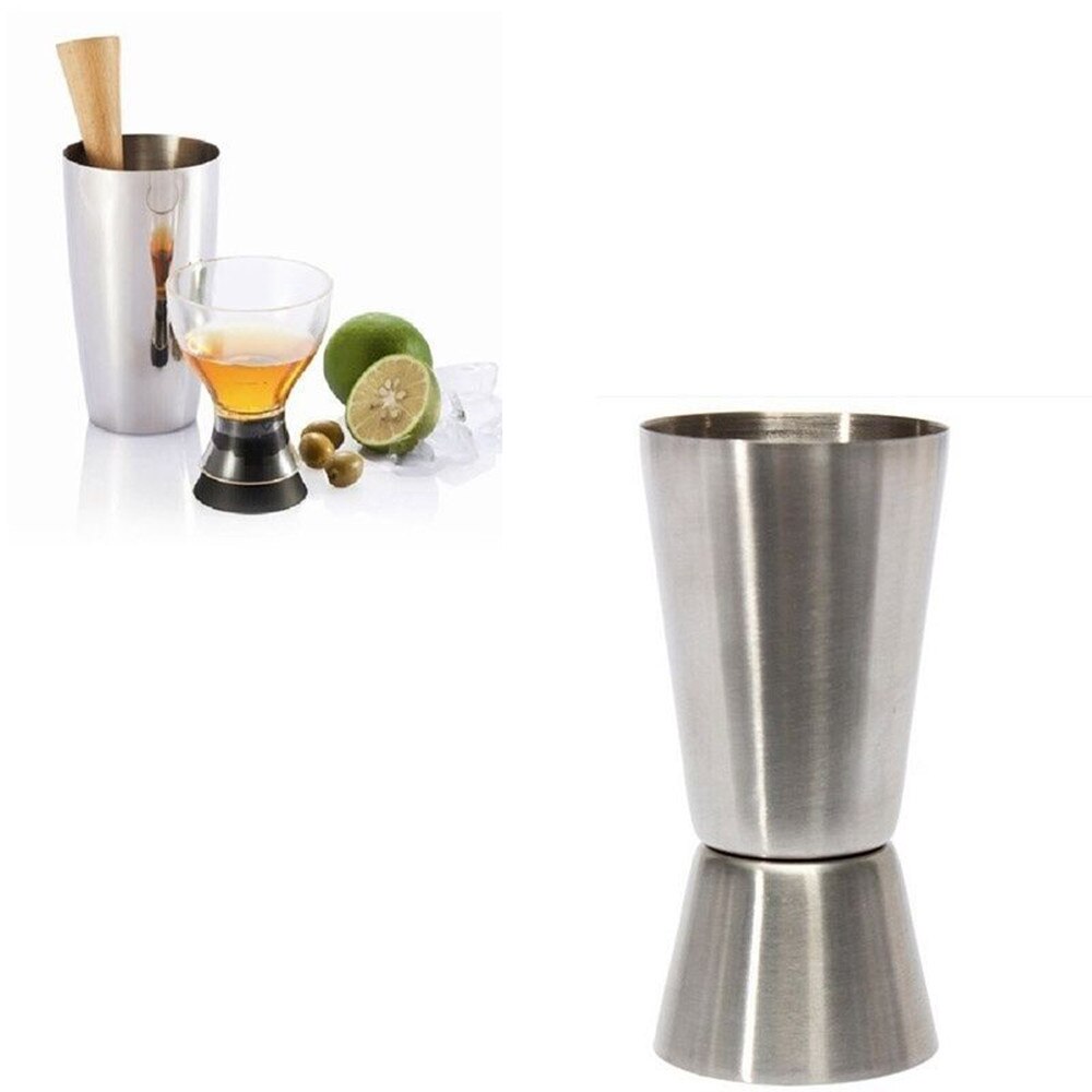35#Measuring cup Jigger Single Double Shot Short Drink Spirit Measure Cup Cocktail Bar Party Wine#35: Default Title