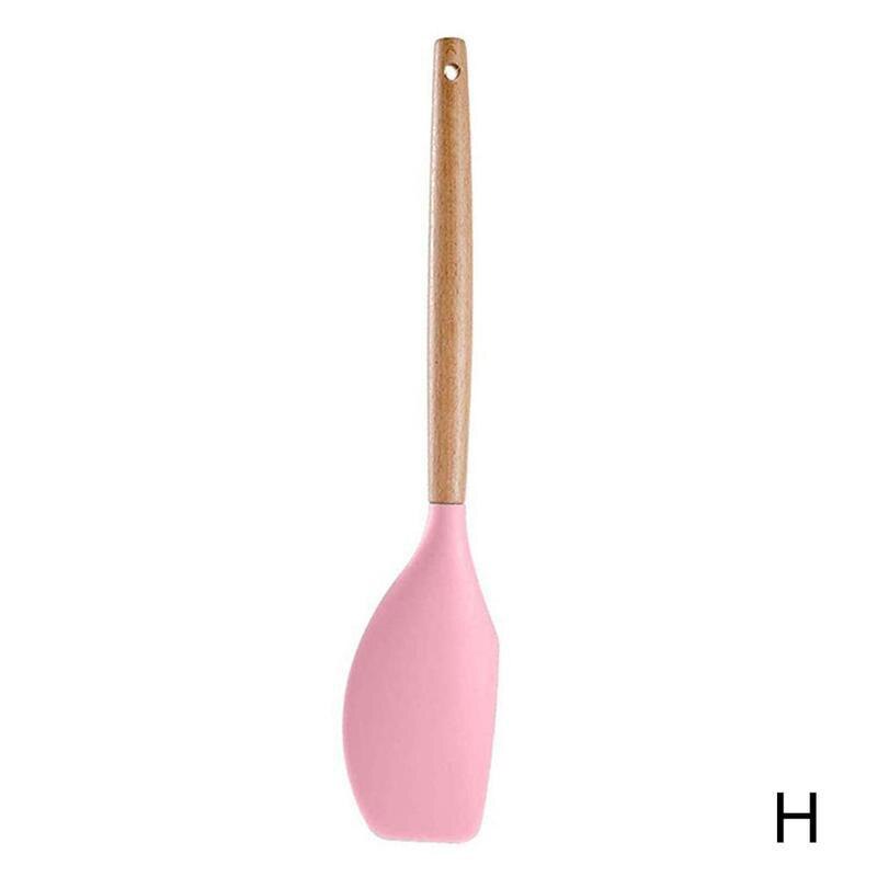 Silicone Kitchenware Cooking Utensils Set Heat Resistant Stick Tools Set Cooking Non Kitchen Utensils Kitchenware Set Kitch R7E7: Black