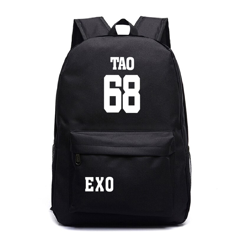 EXO-bolsas de para la vuelta al colegio, Mochila escolar informal para adolescentes, Mochila escolar de hombro para ordenador portátil, novedad de: 17