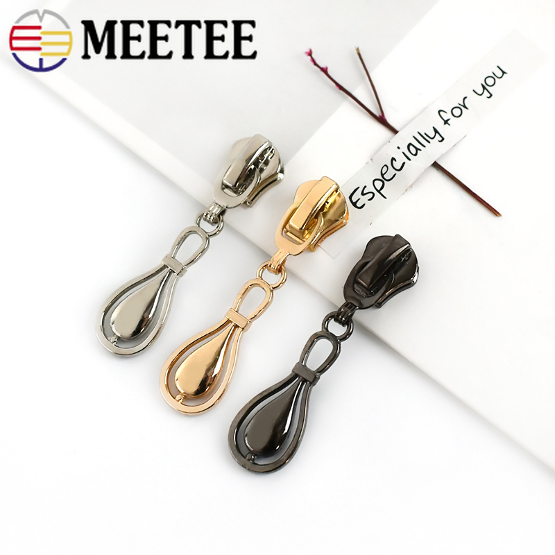 10Pcs 5# Zippers Head For Resin/Nylon/Metal Zips Repair Kit Jacket Coat Bag Zipper Slider Puller DIY Clothing Sewing Accessories