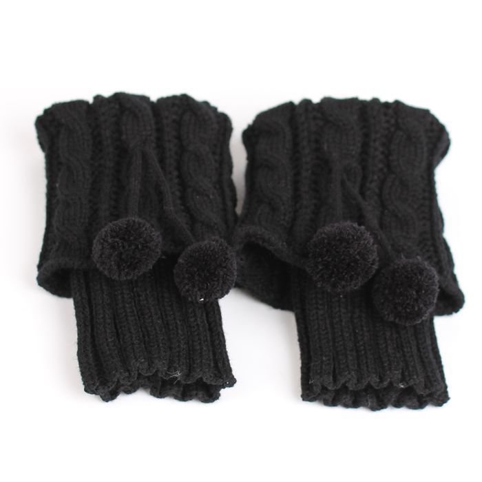 Calentadores de piernas para mujeres, calentador para invierno, calcetines, calcetines, botas, calcetín, calentadores de piernas, calentadores de piernas para mujeres, calcetines de ganchillo para botas, calentadores de piernas: Black