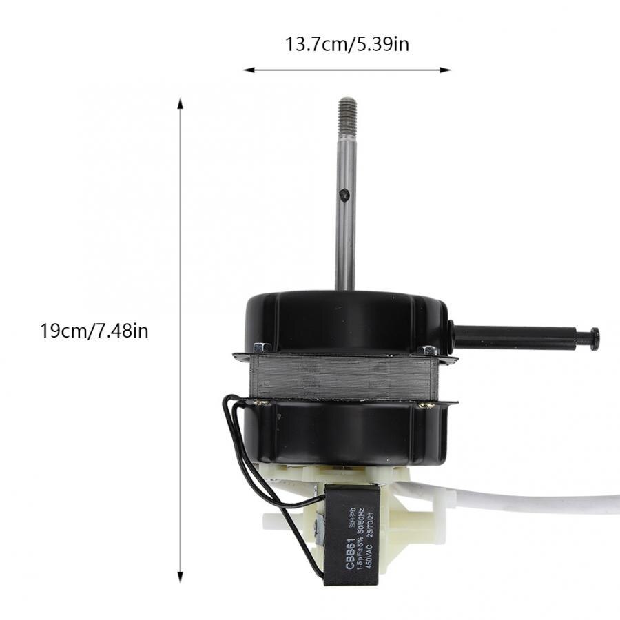 Motor de ventilador eléctrico con rodamiento de bolas Motor de repuesto de ventilador 1250rpm 220V