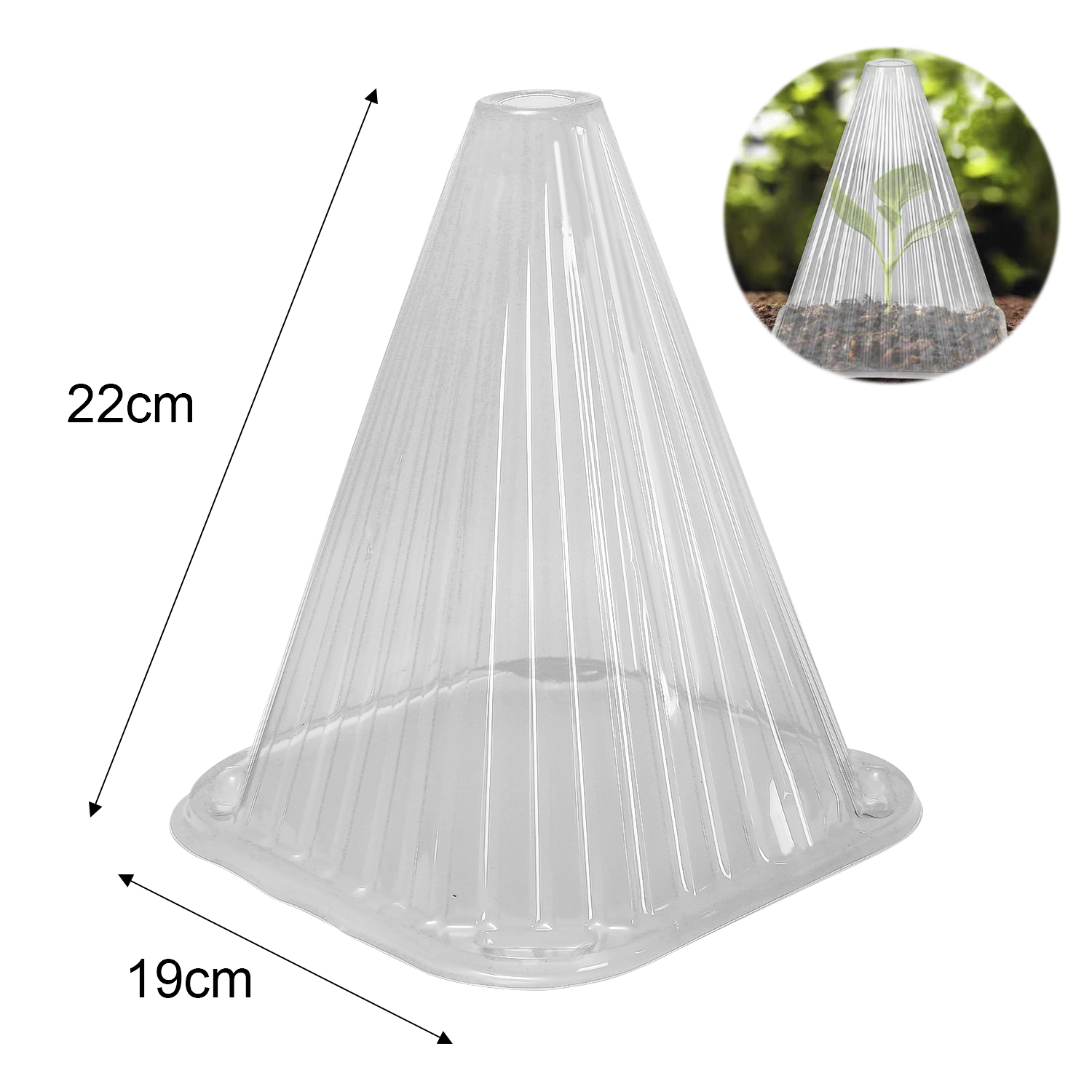 5-50pcs Garden Plant Cloches Plant Garden Protective Cover Protected From Insects and Frost Weather Garden Tool for Lawn Care: M / Brown