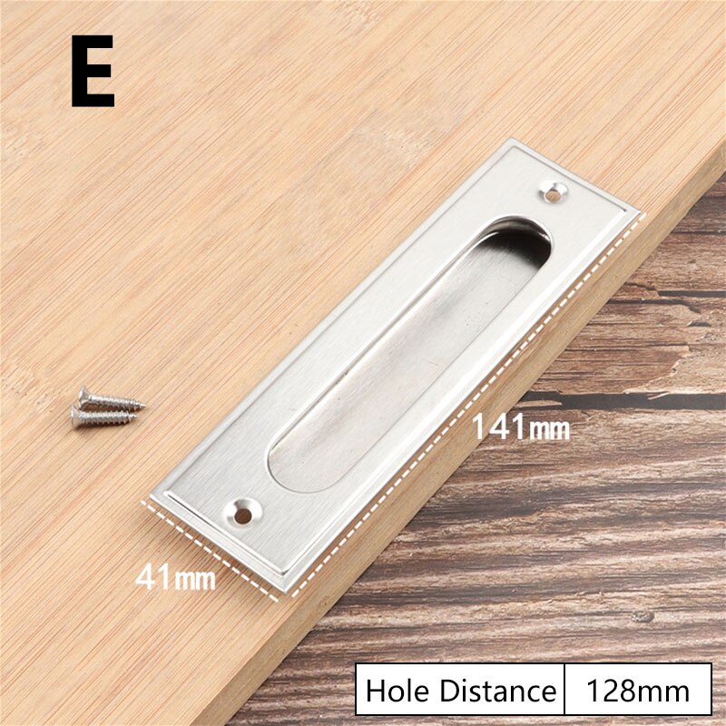 Moderne Onzichtbare Deur Handvat Ingebouwde Lade Eenvoudige Ronde Embeded Lade Deur Decor: E