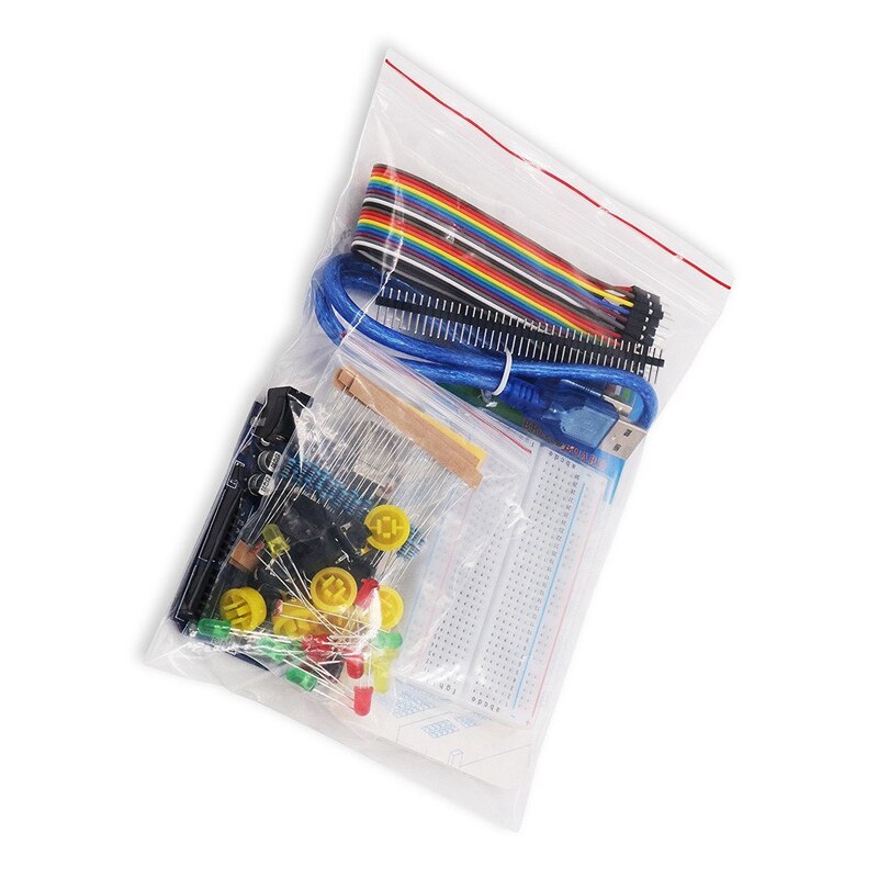 Starter Learning Kit R3 Improvement Board Kit Simple Kit for UNO R3 E-Learning Kit