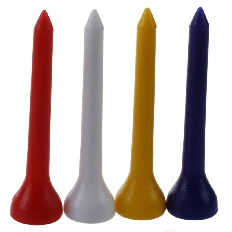 100pcs 49mm color mixed plastic Golf Tees