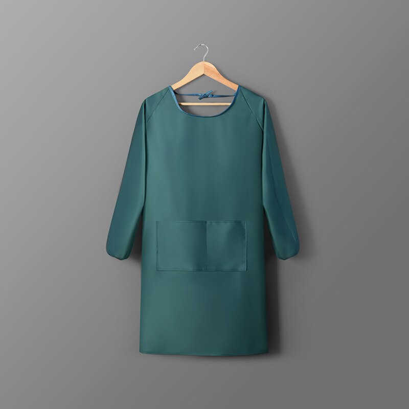 Kitchen Aprons for women Pet cleaning Apron Household Cleaning Bibs Restaurant Kitchen Cooking Baking Barbecue Overalls Bibs: Dark green