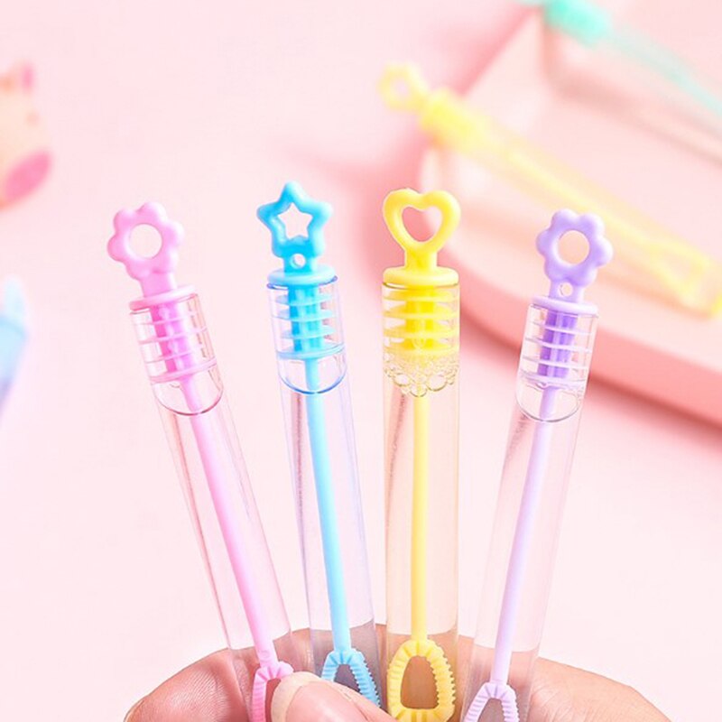 gwiazda serce puste butelki na bańki mydlane ślub dekoracja urodzinowa zabawki dla dzieci bąbelki ekspres kolor losowo