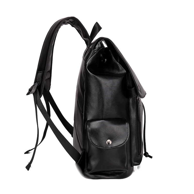 Luxury Brand Leather Men Backpack Business Male Laptop Bag Daypacks Large Capacity Travel College School Bag Rucksack