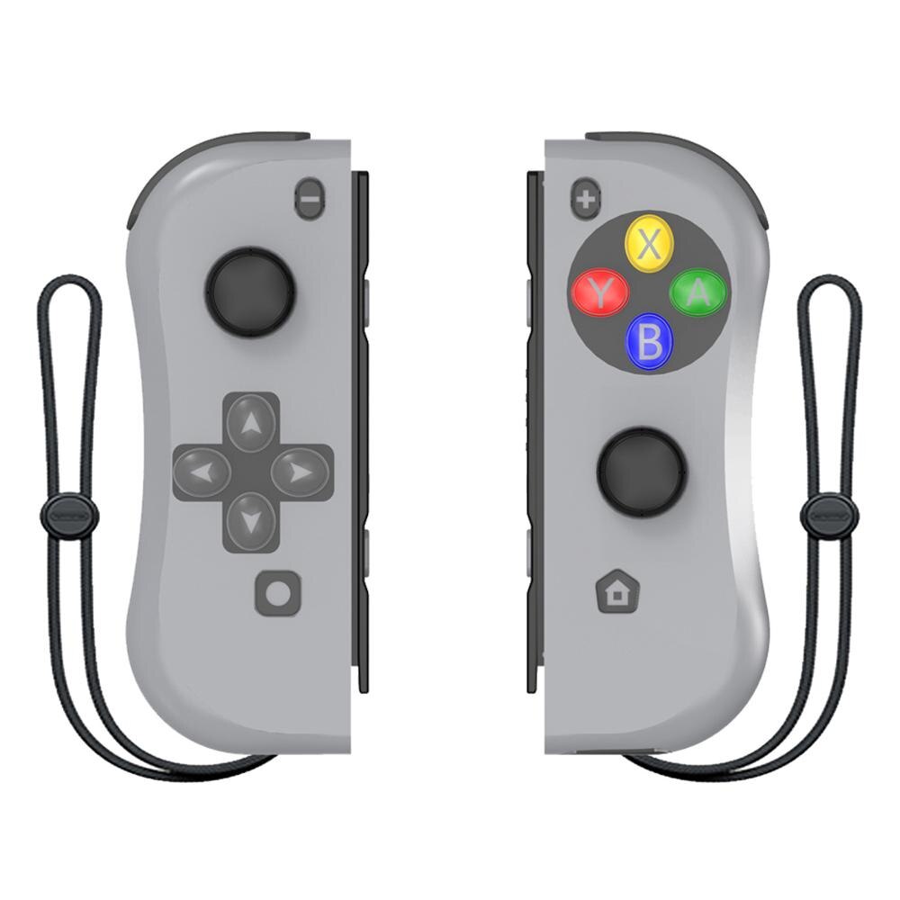 Bezprzewodowy przełącznik sterowanie Bluetooth dla przełącznika Nintendo L/R 2 sterowanie joystickami Gamepad na przełącznik konsoli Nintendo: Grey