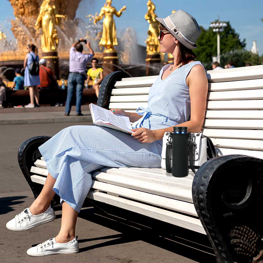 Protetor de copo de água portátil calor isolado caso luva de copo de água tampas de garrafa de água protetor de armazenamento saco de proteção calor copo thermo