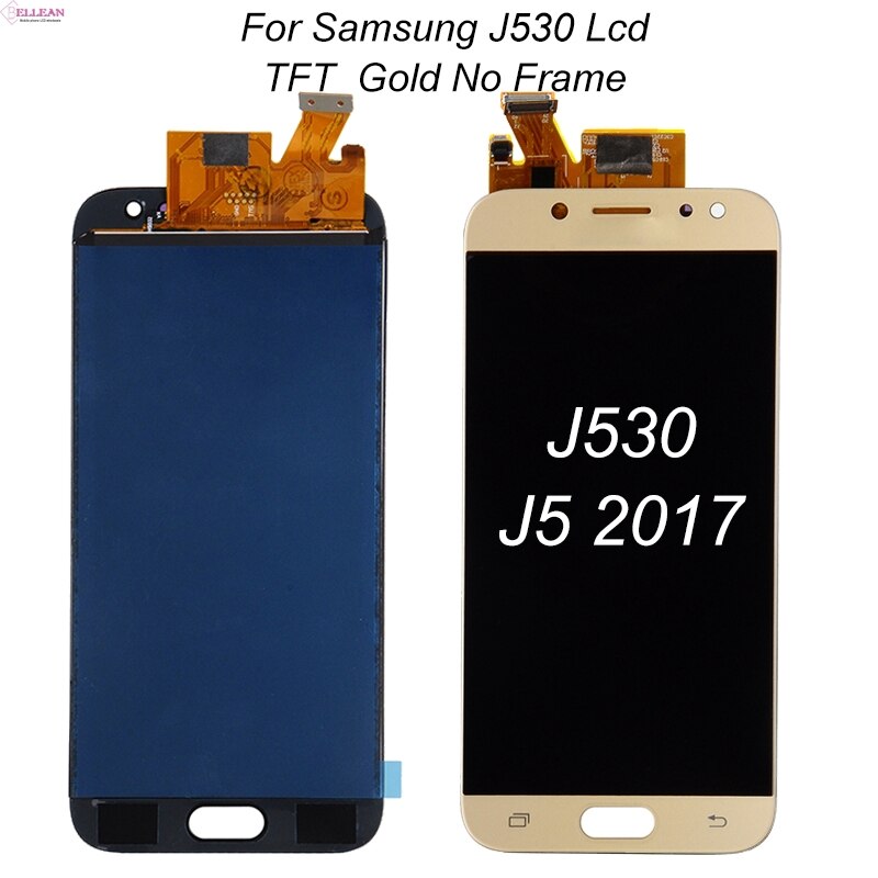 HH Amoled J530F J5 2017 Lcd para Samsung Galaxy J5 Pro Display J530 LCD com conjunto de digitador de tela de toque Frete grátis: TFT Gold