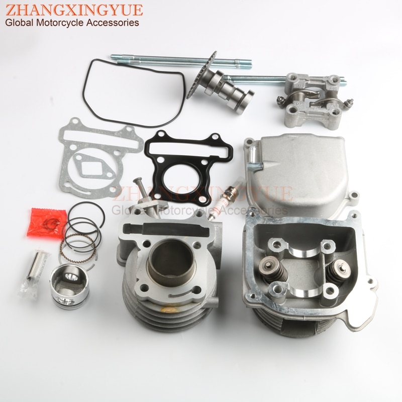 Scooter 50cc cylinder kit & non egr topstykke & knastaksel til kymco agility 50 dink 50 dj 50 hoppeføl som 50cc 4- takts