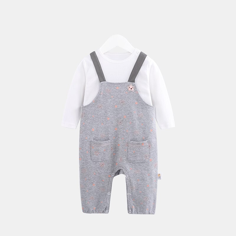Ciciibear Lente Herfst Jongens Meisjes Kinderen Overalls Baby Kinderen Katoen Korte Mouwen Tweedelige 1 2 3 4 5: 24M