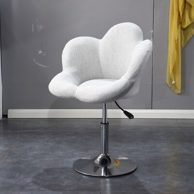Chaise de chambre à coucher pour balcon, simple et mignon, tabouret à soulever avec disque amovible: gray - linen B
