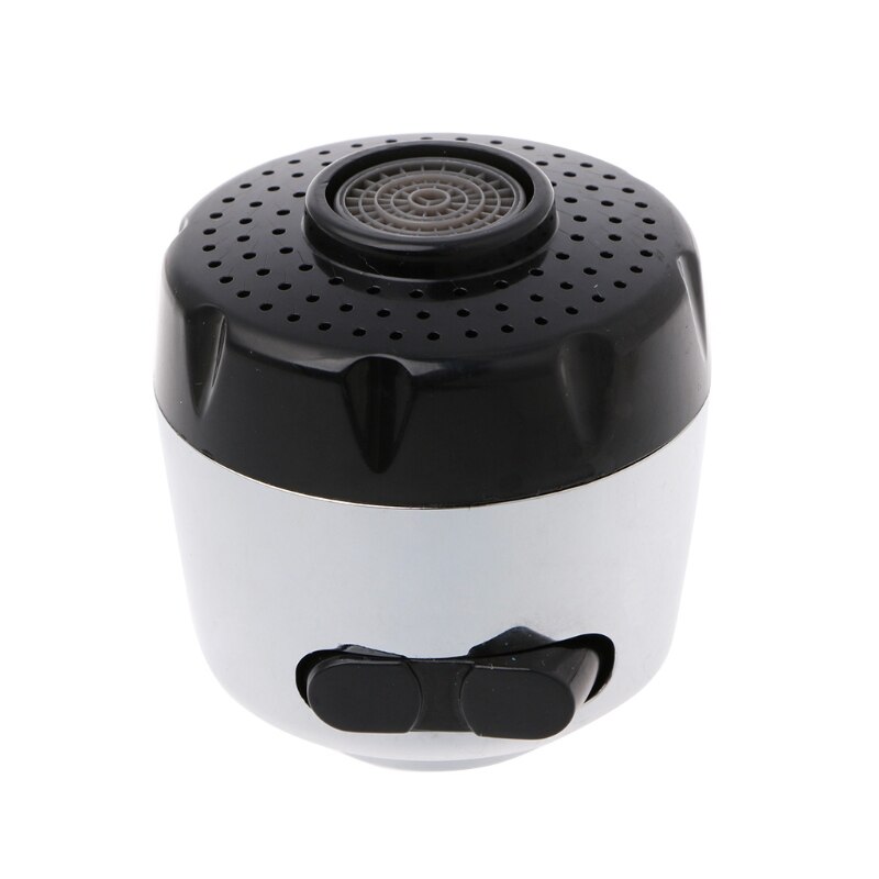 22mm Kraan Nozzle Beluchter Waskolf Sproeier waterbesparende Kraan Filter Twee Modes1 #: Black