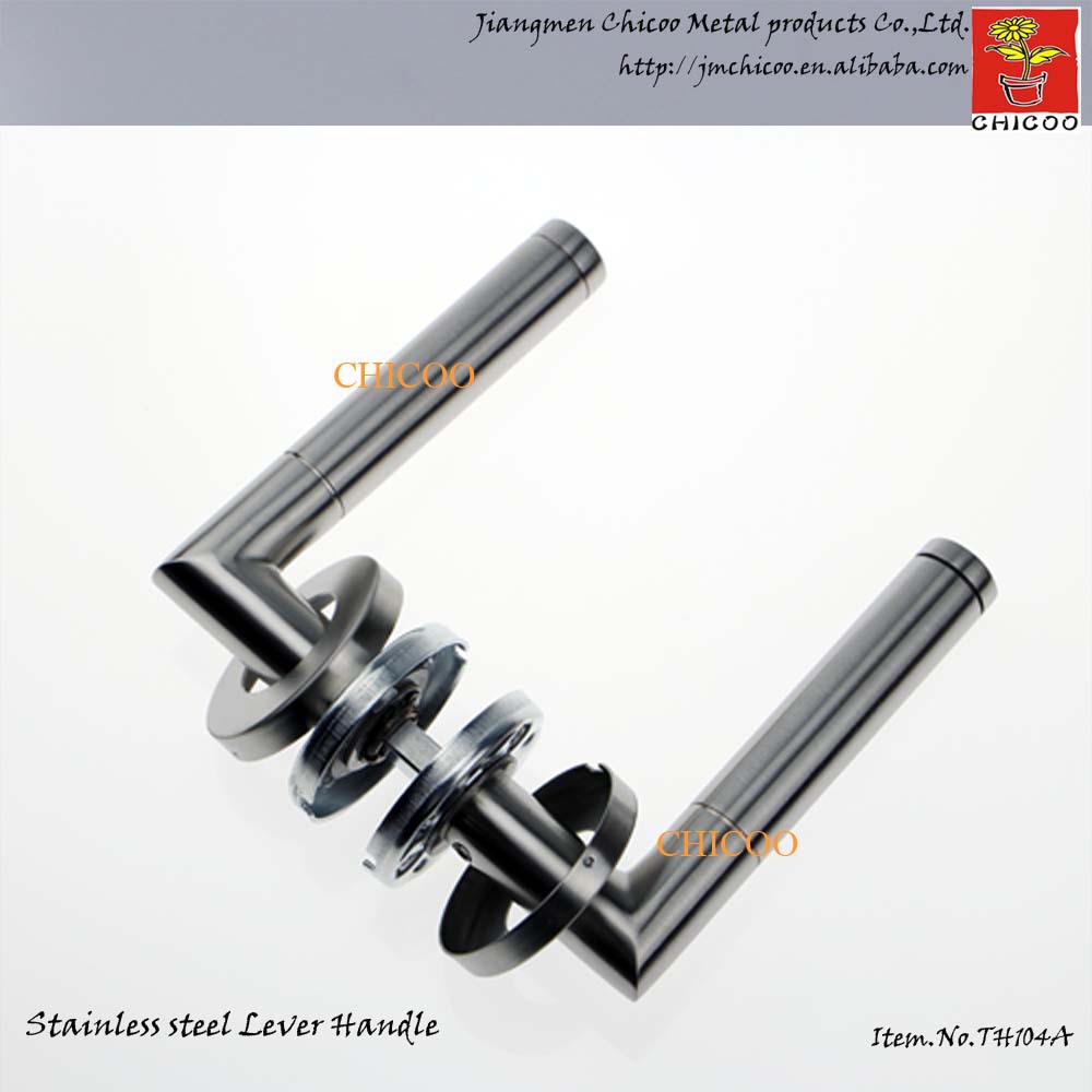 Modern door ironmongery stainless steel 304 Door Handles,gate handles,industrial door lever handle