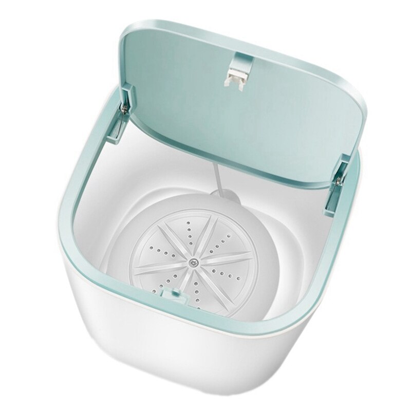 USB Mini Washing Machine Portable Automatic Washing Machine Clothes Washer for Home Travel Camping: White