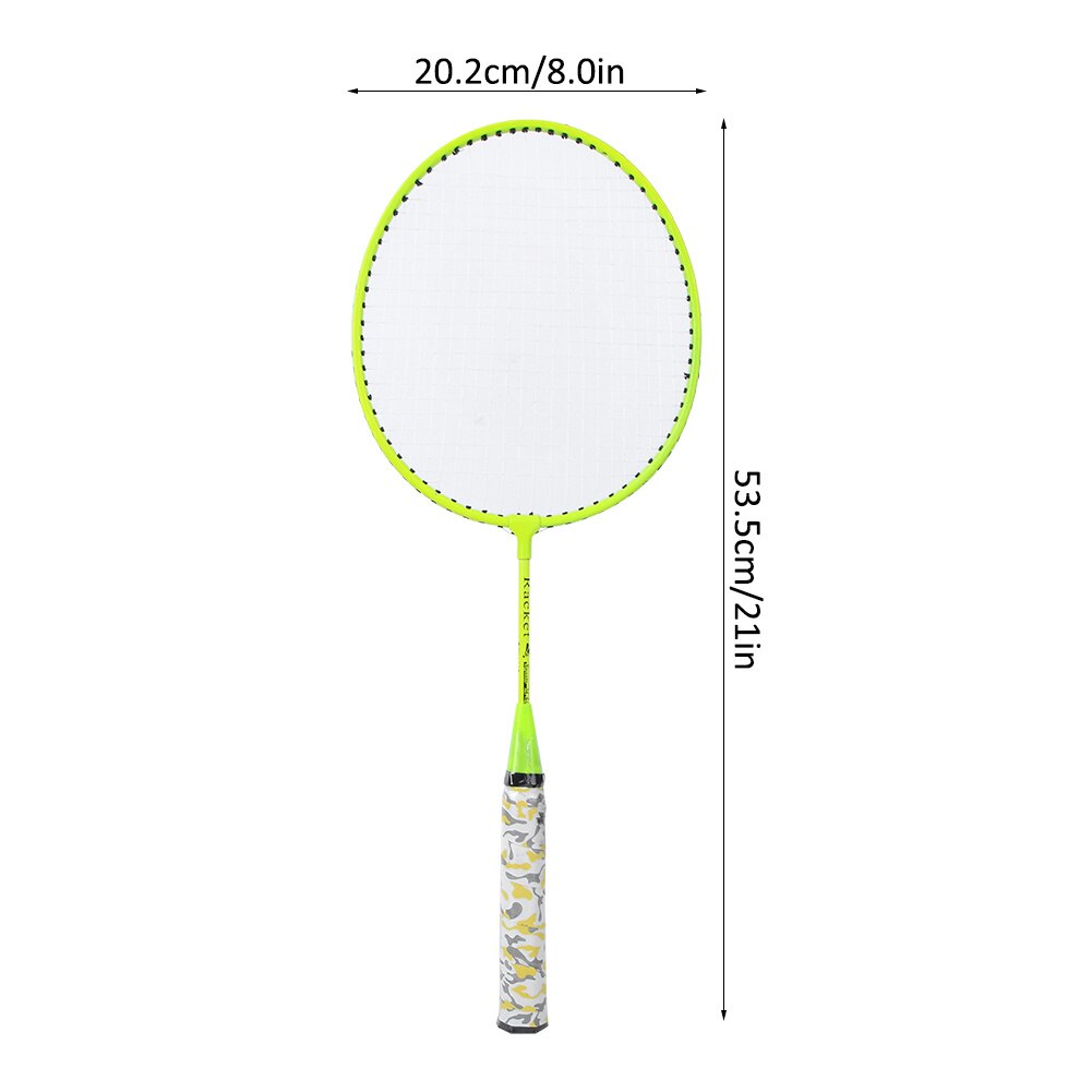 Kinderen Badminton Racket Met 2 Ballen Set Outdoor Sport Spel Voor Helpen Kinderen Om Een Cultiveren Hand-oog Coördinatie vermogen