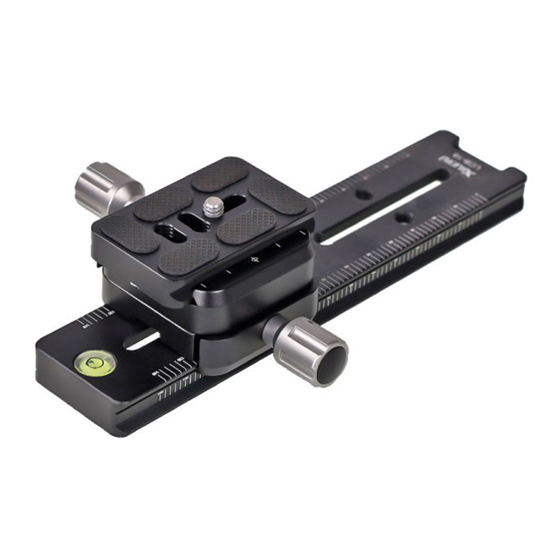 Xiletu LCB-18B Track Dolly Slider Scherpstellen Focus Rail Slider &amp; Klem En Qr Plaat Voldoen Arca Swiss Voor Dslr Camera canon