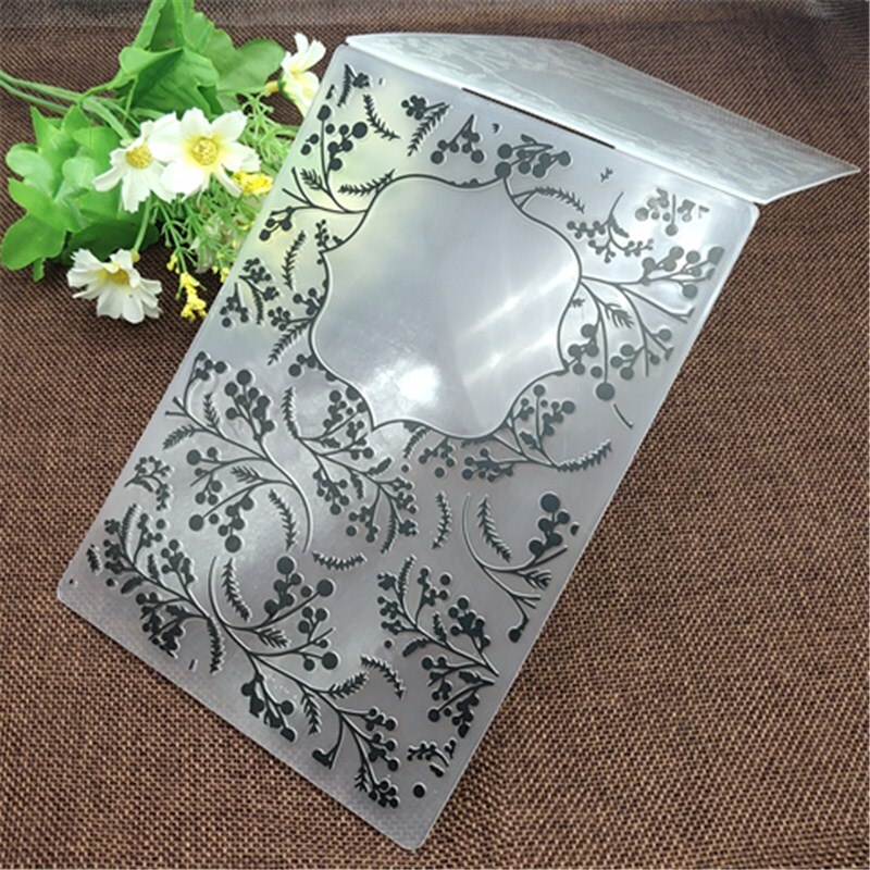 Tree branch print DIY Plastic Embossing Folders for DIY Scrapbooking Paper Craft/Card Making Decoration Supplies