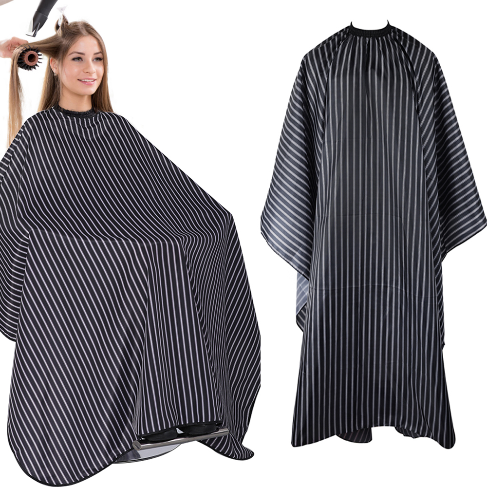 Hair Salon Capes With Adjustable Neckline Waterproof Hairdressing Styling Hair Cutting Nylon Cape For Barber Hairdressers