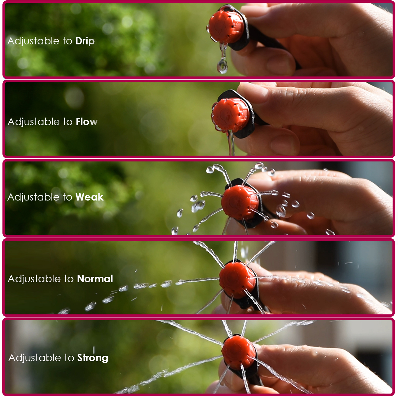 KESLA 5-50M sistema de riego por goteo automático manguera de jardín Micro Kit de riego por goteo goteros herramienta de jardinería para maceta bonsái
