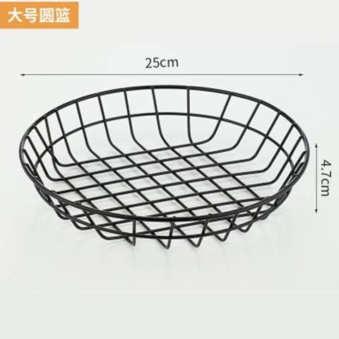 French Fries Fried Chicken Snack Basket Chicken Wing Bread Basket Fried Food Plate Restaurant French Fries Basket: Large round