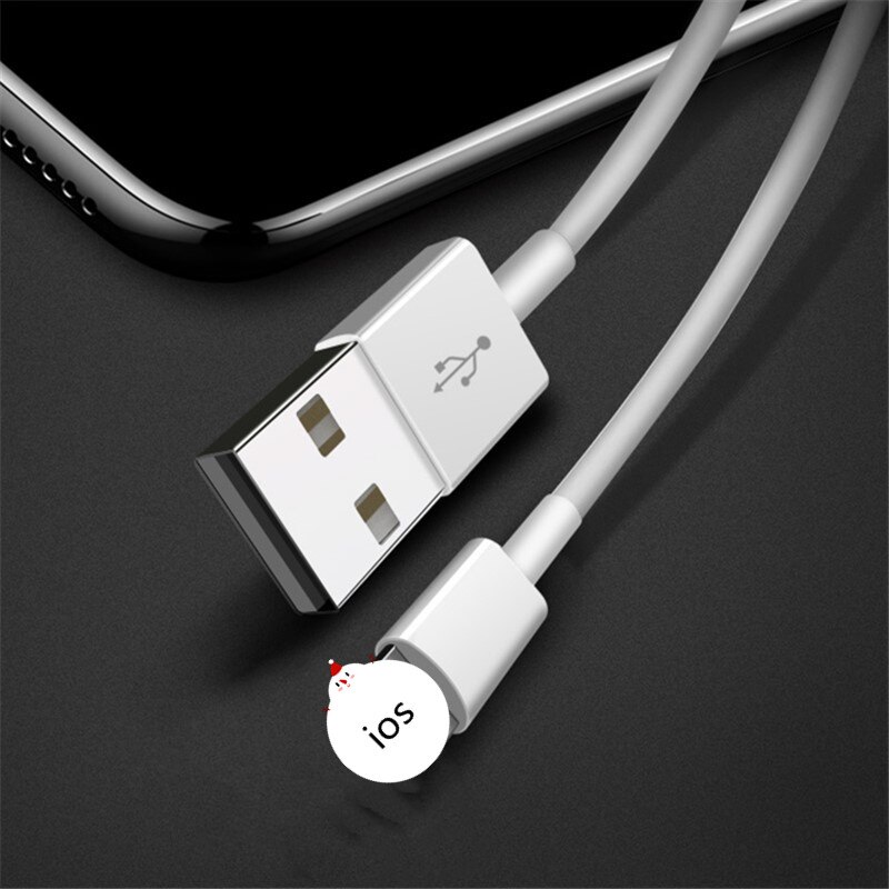 10/20Pcs 1m 8pin Cable USB de sincronización de datos para IPhone 11 12 pro PD cargador 7 8 6 Plus para IPad aire Pro XS MAX XR X cargador