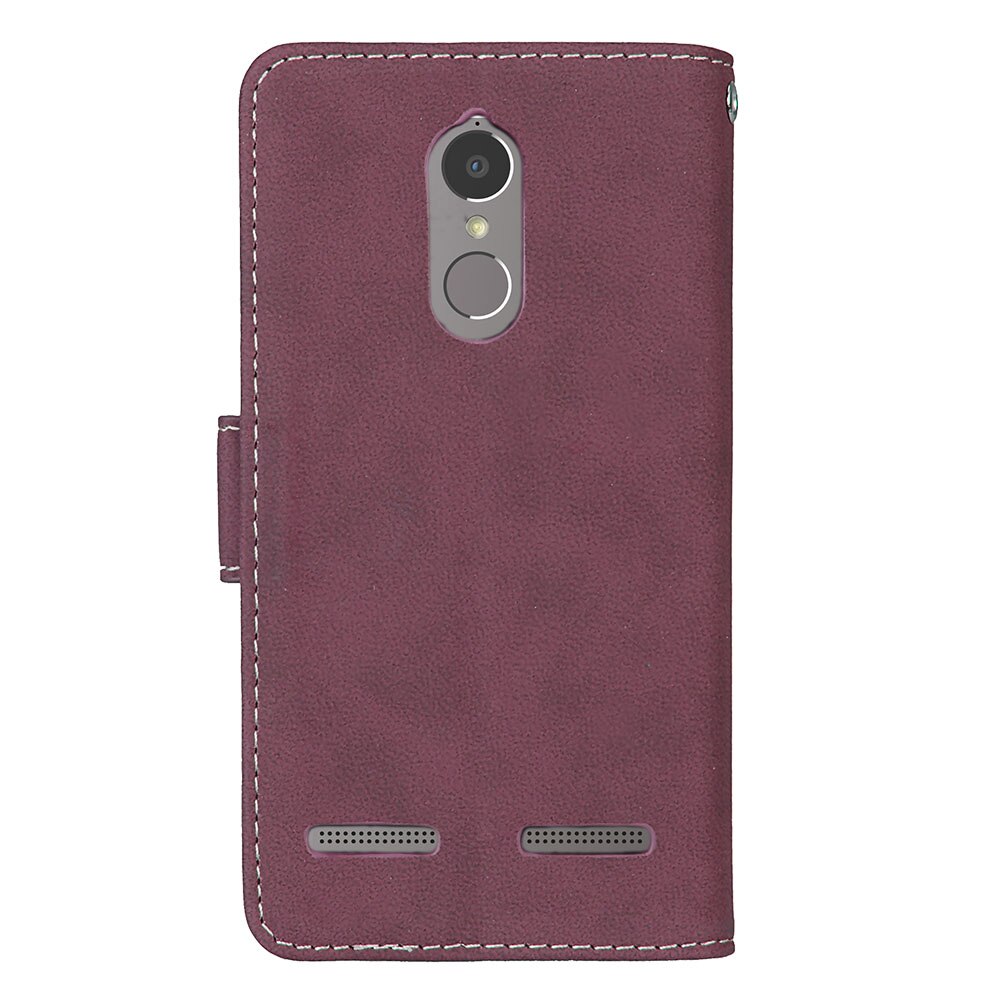 De cuero para Lenovo K6 funda magnética de cuero Flip para Lenovo K6 de 5,0 "K33a48 K33a42 teléfono caso cubierta con titular de la tarjeta