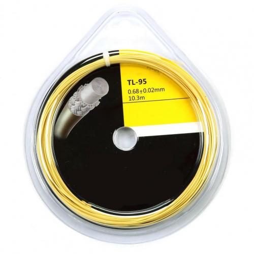 Badminton Line High-elastic String Line Impact Resistant Racket Thread Line for BG95 for Training Sports Accessorie: Beige Yellow