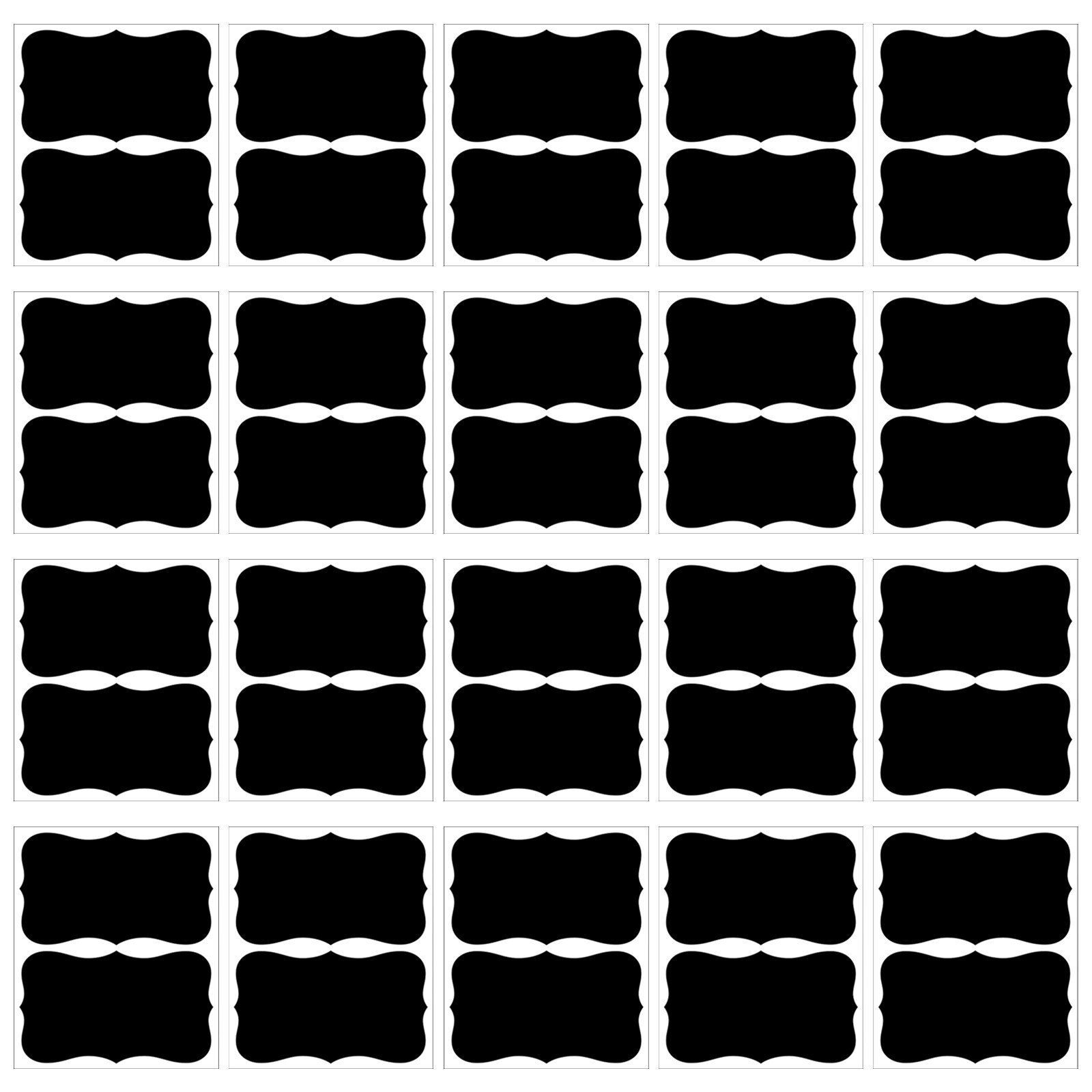 25# Pvc Labels Sticker Craft Kitchen Bottle Jars Organizer Labels Sticker Packaging Sealing Label Album Adhesive Sticker