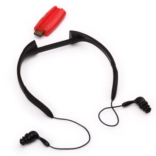 Reproductor MP3 subacuático con 8GB de memoria, reproductor de música deportiva, radio FM, resistente al agua IPX8