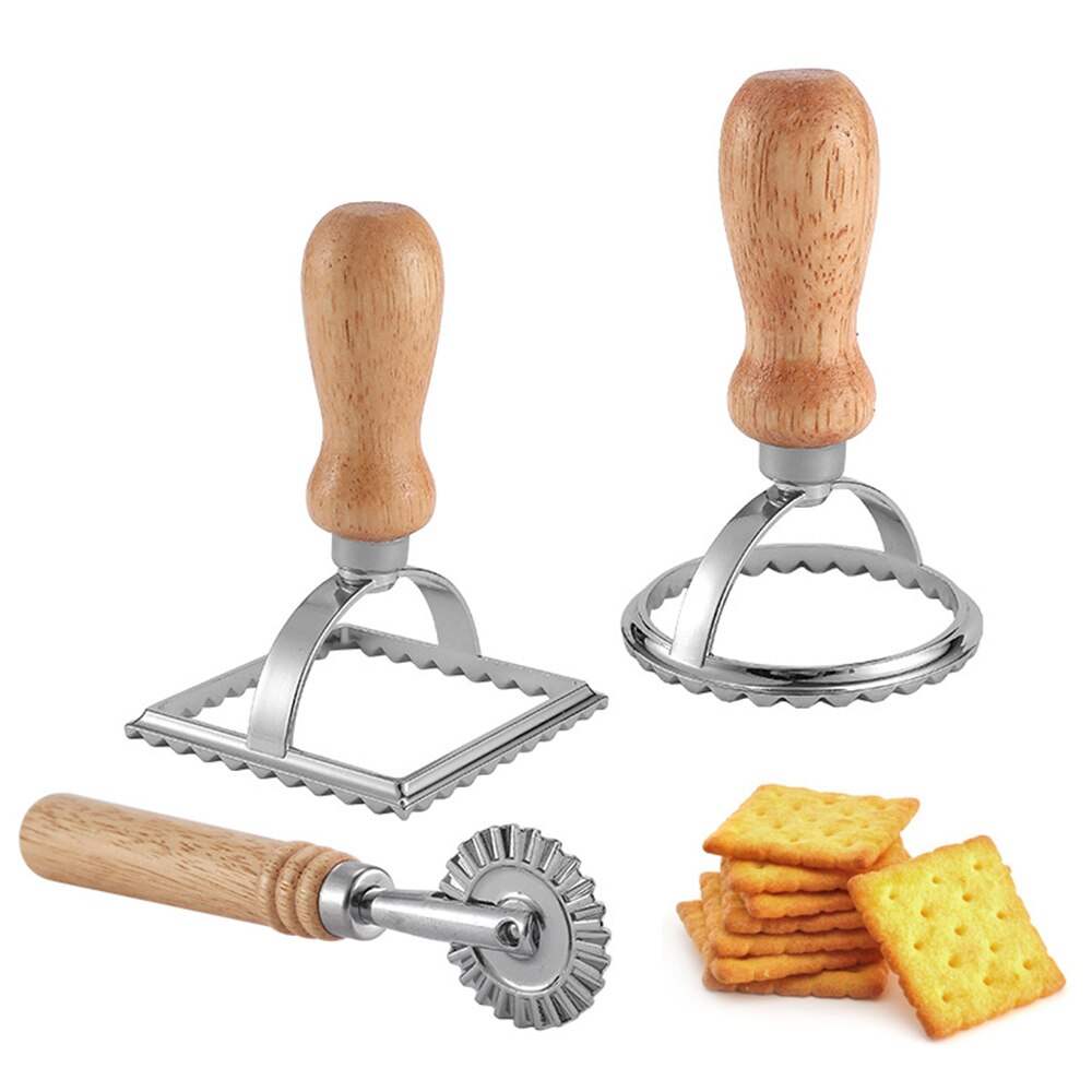 Ravioli Cutter Set Pasta Press Kitchen Attachment Kit Ravioli Maker Mold Tool Ravioli Stamp Set Pastry Wheel Set cake mold