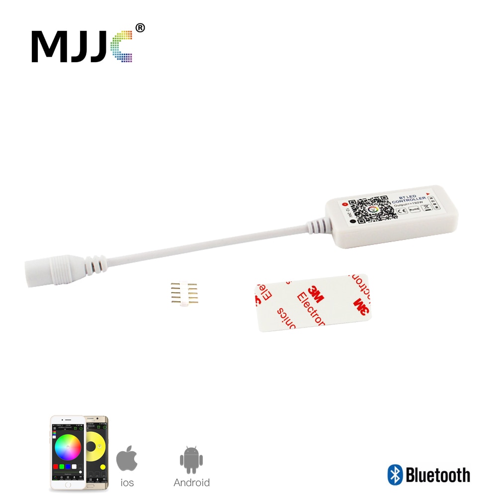 Rgb bluetooth led controller rgbw 12v 24v dc ios android app mobiltelefon trådløs 3528 5050 led strip lys rgbw controller rgb
