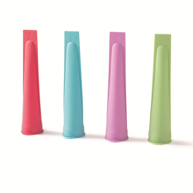 Home-Made Ice Cream Molds for Children's Cute Silicone Frozen Ice Cube Set for Making Ice Cream Sorbet Popsicle Kitchen Tools