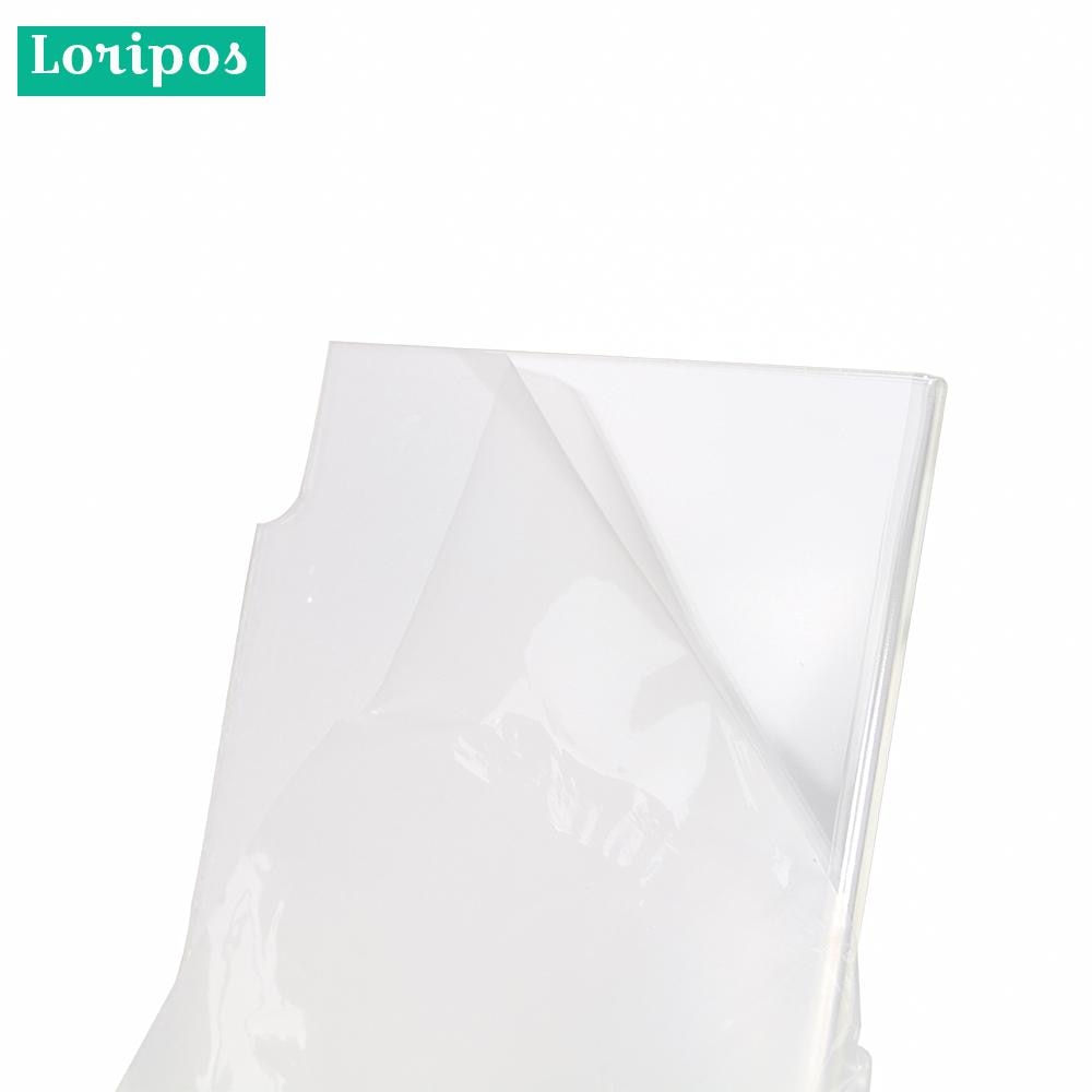 Acrylic Photo Frame A5 Label Holder Photo Frame Desk Sign Holder Menu Stand Plastic Picture Frame Advertising Menu Poster Frame
