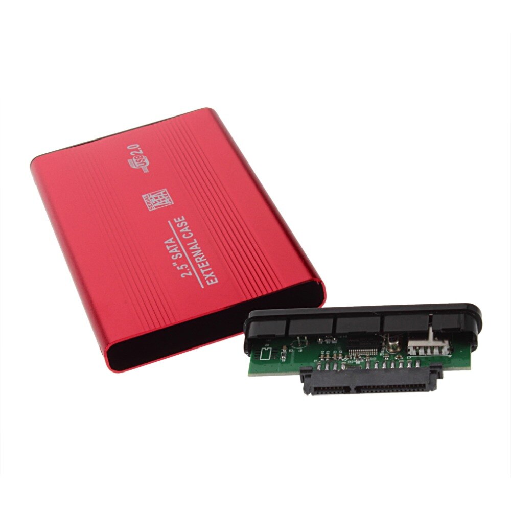 USB 2.0 2.5 pouces antichoc USB 2.0 aluminium stockage externe SATA disque dur HDD boîtier boîtier directe