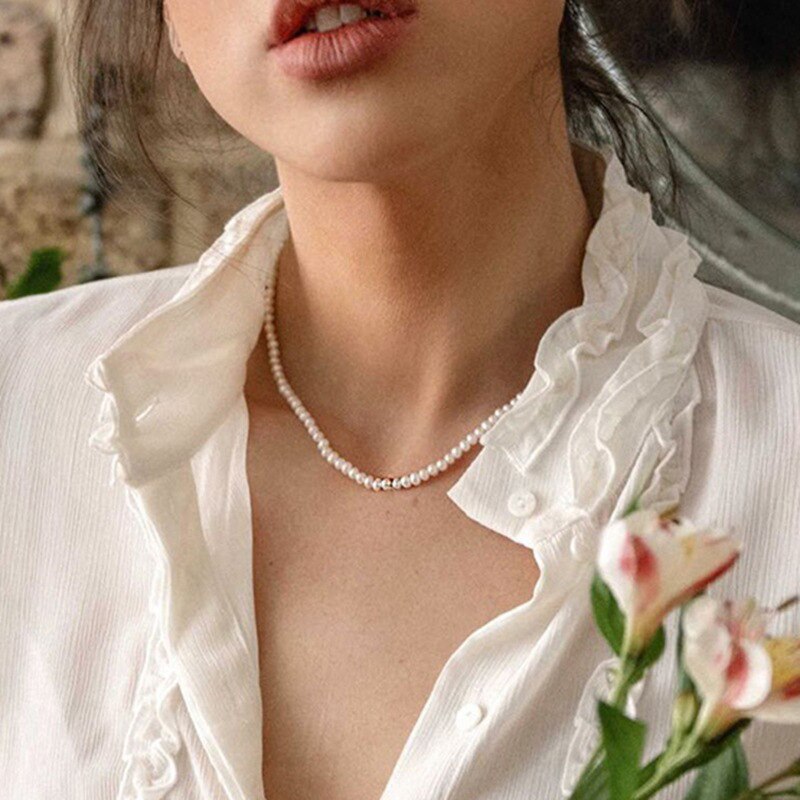 Collarbone Contracted Chain Wedding Dress Collar Choker for Women Cute Girl Neck Accessories: A08-03-61