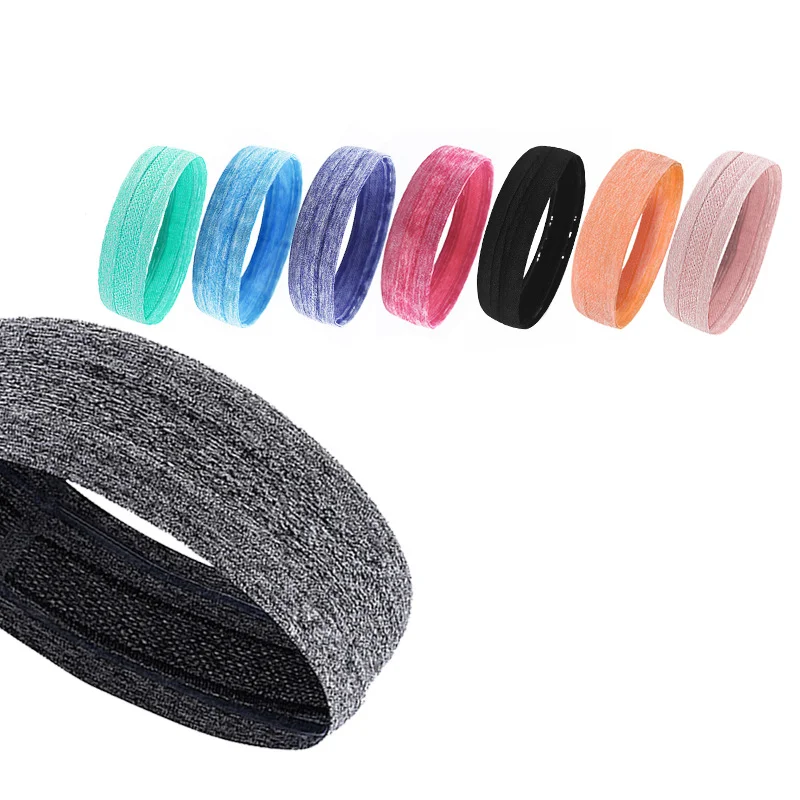 Sport Yoga Schweiß band Unisex elastische Turnhalle Radfahren Basketball Schweiß Stirnband Frauen Männer Fitness atmungsaktive Sicherheit Haarband