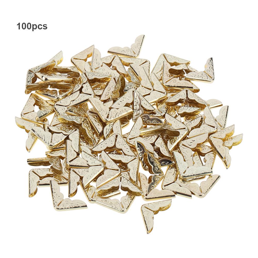 Tone Antique Brass Corner Brackets Metal Scrapbook... – Grandado