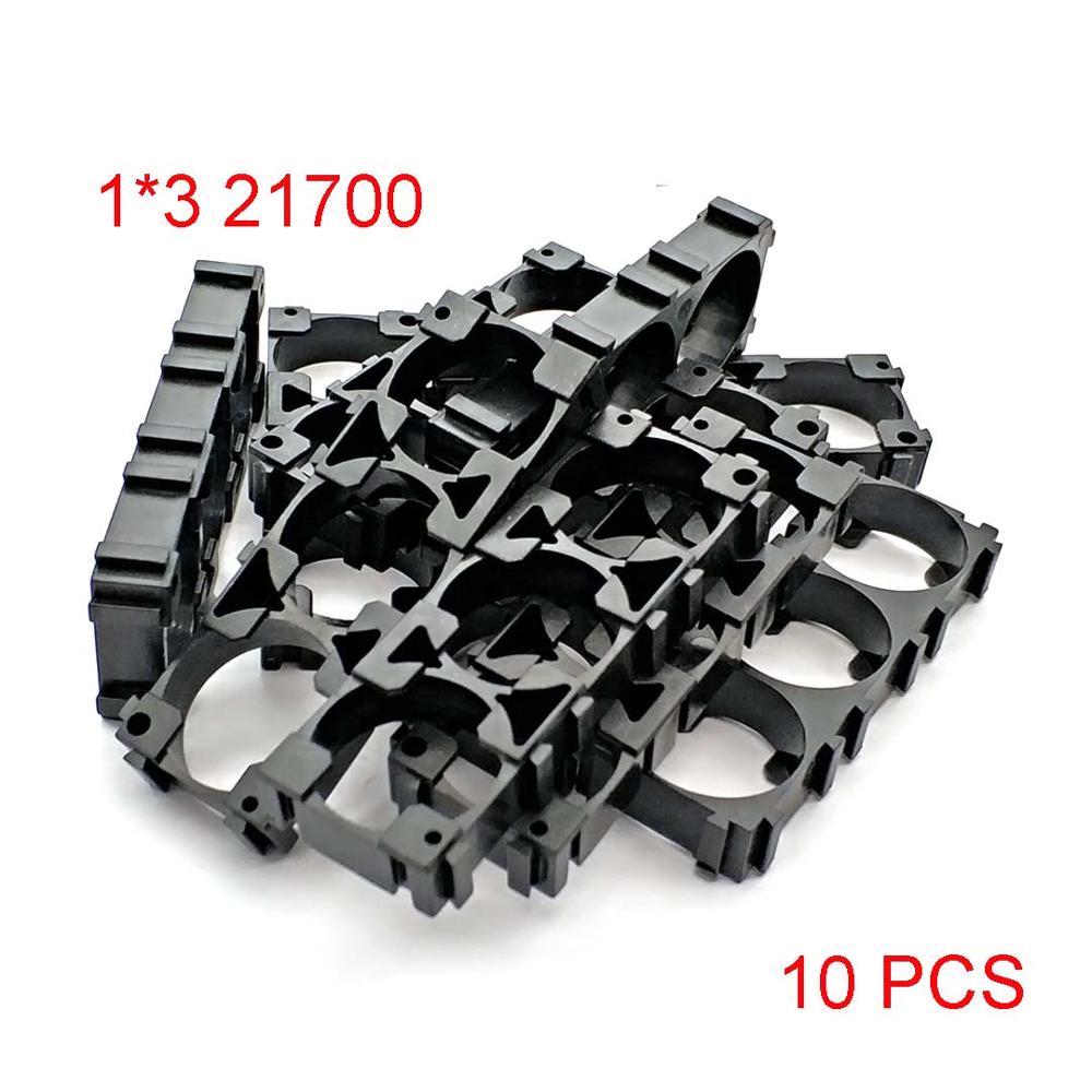 18650 21700 32650 Battery Holder Bracket Cell Safety Anti Vibration Plastic Brackets For 18650 21700 32650 Batteries: 1x3 21700 10PCS