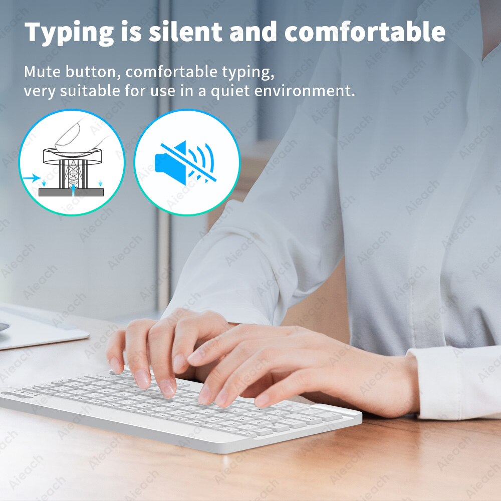 Trådløst bluetooth-tastatur til nettbrett, mobiltelefon, vinduer, android, ios, nettbretttastatur, ultralett, slankt, bakgrunnsbelyst ipad-tastatur